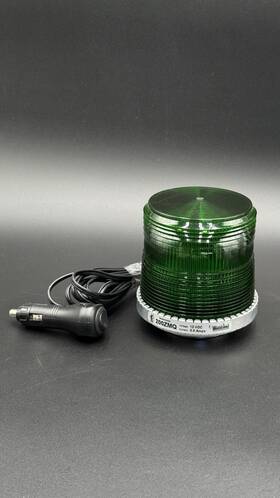 200zmq Star Warning System Vtg Strobe Light Green 12 Vdc 0.5 Amps