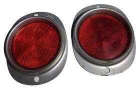 Kd333 Stratolite Vintage Triflex Truck And Trailer Reflectors Red One Pair