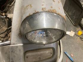 1312088w Studebaker Used 1953-55 And 1956-62 Hawk Headlight Bezel #1312088w