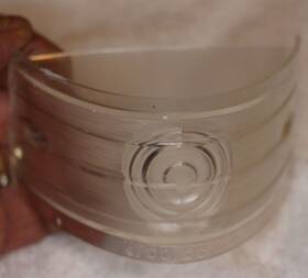 56-bs Studebaker Genuine Oem 1956 Backup Light Lens Marked 56 Bs On