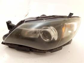 114-50498bl Subaru 2008 09 10 2011 Impreza Driver Left Headlight Halogen Oem Black Backgroun