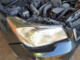 114-60813r Subaru Passenger Headlight Chrome Background Halogen Fits 14-16 Forester 3692467