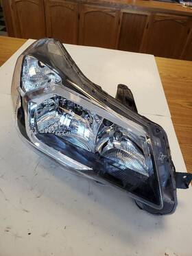 114-60815r Subaru Passenger Headlight Turbo Black Background Halogen Fits 14-16 Forester 414845