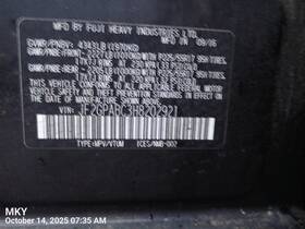 114.su1n17 Subaru Passenger Right Headlight Halogen Fits 16-17 Xv Crosstrek 7715413