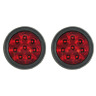 T46 Inc Led Tail Lights Round Hi Visibility Stop 689739819673
