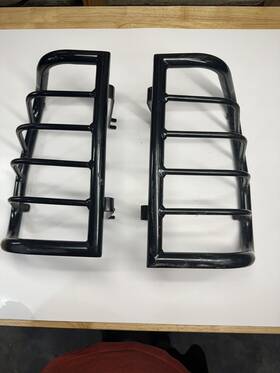 T3a3c010 Tac Truck Accessories Company Rear Taillight Guards Cover Protector For 1996-2002 Toyota 4runner Black