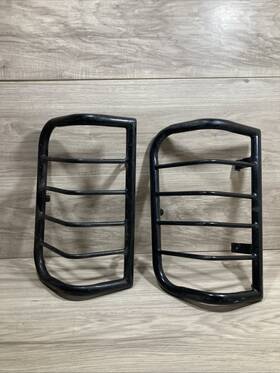 T3a4c010 Tac Truck Accessories Company Tail Rear Light Guards Cover Protector For 2000-2004 Nissan Xterra Tlg Black