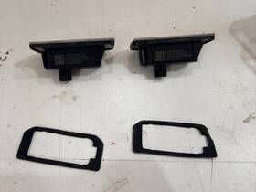 Tesla 1713262-00-a 2020-2023 Model 3/y Rear Trunk License Plate Light Led Lamps Oem -set Of 2