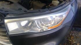114-60269al Toyota Driver Left Headlight Bright Chrome Fits 14-16 Highlander 1382267