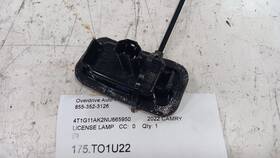 175.to1u22 Toyota Camry License Plate Light Lamp 2021 2022 2023