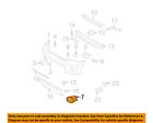 521270c040 Toyota Bumper-lamp Cover Oem 07-13 Tundra Front