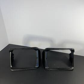53132-14340 Toyota 86-92 Supra Mk3 Set Of 2 Front Headlight Lamp Trim Bezel Cover Oem