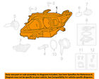 811300e160 Toyota Lexus 13-15 Rx350-headlight-lens Oem Housing