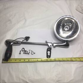 325-380 Unity 325-860 Manufacturing Post Mount Spotlight Spot Light Black And Chrome Model