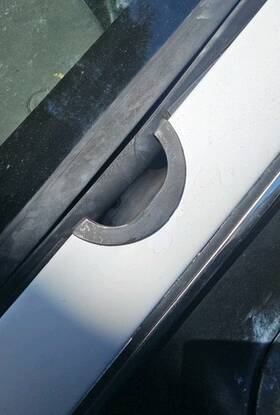 Unity F8ab-150300-aaw Ford Crown Victoria Police Interceptor Spotlight Door Cutout Gasket Trim