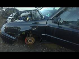 166-59111r Volkswagen Passenger Tail Light Convertible Smoked Turn Signal Lens Fits 93-02 Golf 1046744