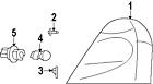 7b0945095c Volkswagen Oem Genuine Lamp Tail
