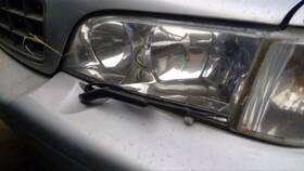114-60001bl Volvo Driver Left Headlight Convertible Fits 03-04 70 Series 519716