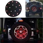 Vsqp378 Vsshop Spare Tire Cover Led Third Brake Light Red For