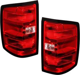Lxf105us-lhy0051 Vvavv Tail Light For 2014-2019 Silverado Red Lens 23295939 84288723 84019503