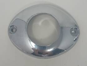 Whelen 01-0443756-03 Vertex Flange Surface Mount Chrome Vtxfc