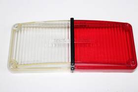 02-0361246rcsf Whelen 80435 Sae-w-83 Red/clear Lens Rectangular Sae-w5-86
