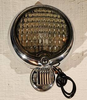 No-37 Yankee Vtg Approved Chrome Back-up Light No 37 Universal Mounting Bracket - Unte