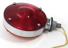 Sae-stir-70 Yankee Sae-1-66 Vintage Turnflex Ii Red And Amber Lens Tail Light