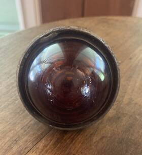 Vp-40 Yankee Vintage Gold Amber Beehive Lens Reflector On Bracket