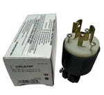 Cooper CWL615P H/l Plug 2-POLE 3-WIRE 15A 250V Black & White New + Fast Shipping. Fixed Price $10.45.