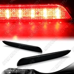 Rear Bumper Reflector Replacement Smoked Lens Led Brake Lights For 10-13 Mazda. Fixed Price $21.99.