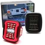 Jl Style Smoke Lens Full Led Taillamps For Jeep 76-06 CJ5 CJ7 CJ8 Wrangler Yj Tj. Fixed Price $135.09.