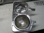 Passenger Headlamp With Trim For 1966 Plymouth Fury Convertible. Fixed Price $79.95.