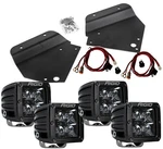 Rigid Led Fog Kit W/ Midnight Black Pro Lights 10-14 Ford Raptor Svt. Fixed Price $659.97.