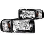 Anzo Usa 111067 Dodge Ram Crystal Black With Corner Headlight Assembly - (sol.... Fixed Price $192.87.