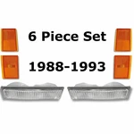 Upper Lower Side Corner Marker Park Turn Signal Lamps Lights Chevy Truck 6PC Set. Fixed Price $44.95.