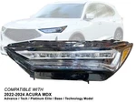 All Led Head Lamp 2022 2023 2024 Acura Mdx Driver Left Side 33150TYAA01. Fixed Price $695.23.