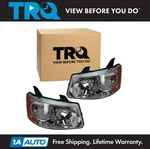 Trq Headlight Assembly Set Fits 2006-2009 Pontiac Torrent. Fixed Price $264.95.
