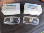 Nos Pair 1965 1966 1967 Pontiac Gto Parking Lamp Lens And Shield Gm #5956205. Fixed Price $189.99.