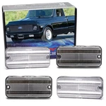 Clear Double Row Xenon White Full Led Side Markers For 68-72 Chevy/gm Pickup Suv. Fixed Price $55.09.