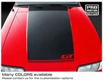 Ford Mustang 1985-1993 Gt Hood Stripe Fox Body Decal (choose Color). Fixed Price $68.60.