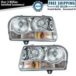 Trq Headlight Assembly Set Driver & Passenger Side Fits 2005-2010 Chrysler 300. Fixed Price $114.38.