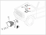 Genuine Mercedes W463 Direction Indicator Left 4639067100. Fixed Price $327.16.