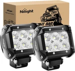Nilight Led Pods 2PCS 18W 1260LM Flood Off Road Lights For Suv Atv Utv 4X4 Boat. Fixed Price $28.95.