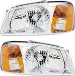 Headlight Set For 2000 2001 2002 Hyundai Accent Left And Right With Bulb 2PC. Fixed Price $137.77.