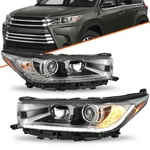 For 2017 2018 2019 Toyota Highlander Se W/led Drl Headlights L+r Headlamp Pair. Fixed Price $212.99.