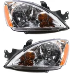 Headlights Set Halogen Fits 2004-2007 Mitsubishi Lancer Wagon. Fixed Price $245.31.