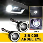2PCS White Led 3" Fog Light Lamp Projector Angel Halo Eye Ring. Fixed Price $19.94.