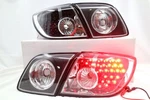 New Black Led Tail Lights Pair For Mazda 5 Doors Hatch Wagon 2003 04 2009 Bk. Fixed Price $240.00.