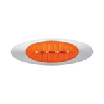 Grote M1 Series 7"X2" Oval Chrome Amber Led Side Marker Light. Fixed Price $42.52.